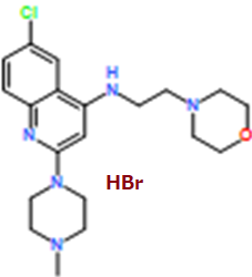 6-Chloro-2-(4-methylpiperazin-1-yl)-N-(2-morpholinoethyl)quinolin-4-amine hydrobromide